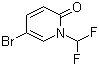 CAS # 832735-61-2, 5-Bromo-1-(difluoromethyl)pyridin-2(1H)-one, 5-Bromo-1-(difluoromethyl)pyridine-2(1H)-one, 5-Bromo-1-difluoromethyl-1H-pyridin-2-one