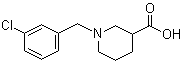 CAS 登录号：832739-59-0, 1-[(3-氯苯基)甲基]-3-哌啶甲酸