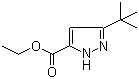 structure of CAS# 83405-70-3, 5-(叔丁基)-2H-吡唑-3-甲酸乙酯