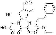 structure of CAS# 83435-67-0, 盐酸地拉普利