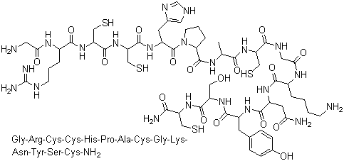 CAS 登录号：83481-45-2, 芋螺毒素 M I 还原物