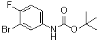structure of CAS# 836619-77-3, tert-Butyl (3-bromo-4-fluorophenyl)carbamate