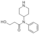 CAS # 83708-10-5, Hydroxynorfentanyl, 3-hydroxy-N-phenyl-N-piperidin-4-ylpropanamide