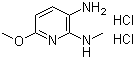 CAS # 83732-72-3, HC Blue 7, 3-Amino-2-methylamino-6-methoxypyridine dihydrochloride, 3-Amino-6-methoxy-2-(methylamino)pyridine dihydrochloride