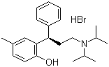 structure of CAS# 837376-36-0, Tolterodine hydrobromide