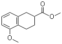 structure of CAS# 83781-71-9, Methyl 5-methoxy-1,2,3,4-tetrahydronaphthalene-2-carboxylate