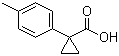 structure of CAS# 83846-66-6, 1-(4-甲基苯基)-1-环丙甲酸