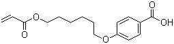 structure of CAS# 83883-26-5, 4-(6-(丙烯酰氧基)己氧基)苯甲酸