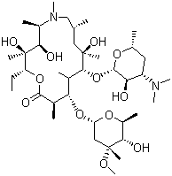 structure of CAS# 83905-01-5, 阿奇霉素