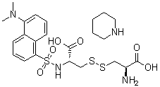 CAS # 83916-72-7, Piperidine, compd. with N-[[5-(dimethylamino)-1-naphthalenyl]sulfonyl]-L-cystine (1:1)
