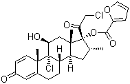 structure of CAS# 83919-23-7, 糠酸莫美他松