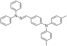 4-Bis(4-methylphenyl)aminobenzaldehyde-1,1-diphenyl-hydrazone molecular structure (CAS 83992-95-4)