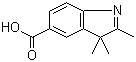 CAS # 84100-84-5, 2,3,3-Trimethyl-3H-indole-5-carboxylic acid, 2,3,3-Trimethyl-5-carboxyindolenine