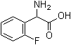 CAS # 84145-28-8, 2-Fluoro-DL-phenylglycine, 2-Amino-2-(2-fluorophenyl)acetic acid, (2-Fluorophenyl)glycine, 2-(o-Fluorophenyl)glycine