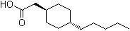 CAS # 84219-03-4, trans-4-Pentylcyclohexaneacetic acid