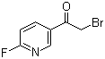 structure of CAS# 84331-15-7, 2-溴-1-(6-氟-3-吡啶基)乙酮
