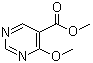 CAS 登录号：84332-00-3, 4-甲氧基-5-嘧啶羧酸甲酯