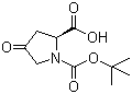CAS # 84348-37-8, N-Boc-4-oxo-L-proline, (S)-1-(tert-Butoxycarbonyl)-4-oxopyrrolidine-2-carboxylic acid