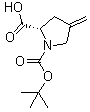 N-tert-Butoxycarbonyl-4-methylene-L-proline molecular structure (CAS 84348-38-9)
