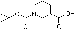 structure of CAS# 84358-12-3, 1-Boc-3-piperidinecarboxylic acid