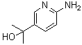 structure of CAS# 843643-03-8, 6-氨基-alpha,alpha-二甲基-3-吡啶甲醇
