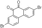 structure of CAS# 84405-44-7, 2,7-二溴菲醌