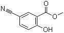 structure of CAS# 84437-12-7, 5-氰基-2-羟基苯甲酸甲酯