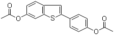 CAS # 84449-63-8, 2-[4-(Acetyloxy)phenyl]benzo[b]thiophene-6-ol acetate