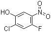 structure of CAS# 84478-75-1, 2-氯-4-氟-5-硝基苯酚