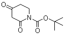 structure of CAS# 845267-78-9, 2,4-哌啶二酮-1-甲酸叔丁酯