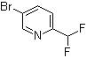 structure of CAS# 845827-13-6, 5-溴-2-(二氟甲基)吡啶