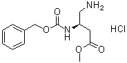 CAS # 845909-53-7, (R)-4-Amino-3-benzyloxycarbonylamino-butyric acid methyl ester hydrochloride