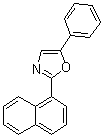 structure of CAS# 846-63-9, 2-(1-Naphthyl)-5-phenyloxazole