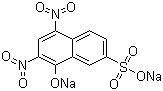 Naphthol Yellow S molecular structure (CAS 846-70-8)