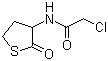 structure of CAS# 84611-22-3, 2-Chloro-N-(tetrahydro-2-oxo-3-thienyl)acetamide
