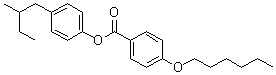 CAS 登录号：84620-33-7, 4-(己氧基)苯甲酸 4-(2-甲基丁基)苯基酯