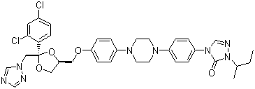 structure of CAS# 84625-61-6, 伊曲康唑