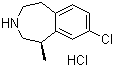 CAS # 846589-98-8, Lorcaserin hydrochloride, (R)-8-Chloro-1-methyl-2,3,4,5-tetrahydro-1H-3-benzazepine hydrochloride