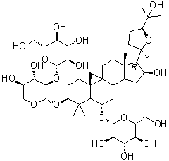 CAS # 84687-45-6, Astragaloside VI, (3beta,6alpha,16beta,20R,24S)-20,24-Epoxy-3-[(2-O-beta-D-glucopyranosyl-beta-D-xylopyranosyl)oxy]-16,25-dihydroxy-9,19-cyclolanostan-6-yl beta-D-glucopyranoside