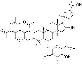 CAS # 84687-47-8, Acetylastragaloside I, (3beta,6alpha,16beta,20R,24S)-20,24-Epoxy-16,25-dihydroxy-3-[(2,3,4-tri-O-acetyl-beta-D-xylopyranosyl)oxy]-9,19-cyclolanostan-6-yl-beta-D-glucopyranoside