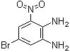 structure of CAS# 84752-20-5, 4-Bromo-6-nitro-1,2-phenylenediamine