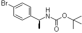structure of CAS# 847728-89-6, [(S)-1-(4-溴苯基)乙基]氨基甲酸叔丁酯