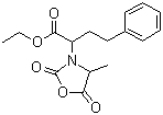 CAS # 84793-24-8, Ethyl (S)-2-[(S)-4-methyl-2,5-dioxo-1,3-oxazolidin-3-yl]-4-phenylbutyrate, N-[1-(S)-(+)-Ethoxycarbonyl-3-phenylpropyl]-L-alanyl carboxyanhydride
