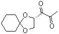1-(2S)-1,4-Dioxaspiro[4.5]dec-2-yl-1,2-propanedione molecular structure (CAS 848035-01-8)