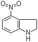 structure of CAS# 84807-26-1, 4-Nitro-2,3-dihydro-1H-indole