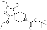 CAS # 848070-26-8, 1,4,4-Piperidinetricarboxylic acid 1-(1,1-dimethylethyl) 4,4-diethyl ester