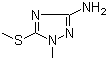 CAS # 84827-78-1, 1-Methyl-5-(methylthio)-1H-1,2,4-triazol-3-amine