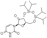 structure of CAS# 84828-97-7, 3',5'-O-(四异丙基二硅氧烷-1,3-二基)-2'-氧代尿苷