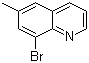structure of CAS# 84839-95-2, 8-Bromo-6-methylquinoline