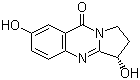 CAS 登录号：84847-50-7, 鸭嘴花碱酮, (S)-2,3-二氢-3,7-二羟基吡咯并[2,1-b]喹唑啉-9(1H)-酮